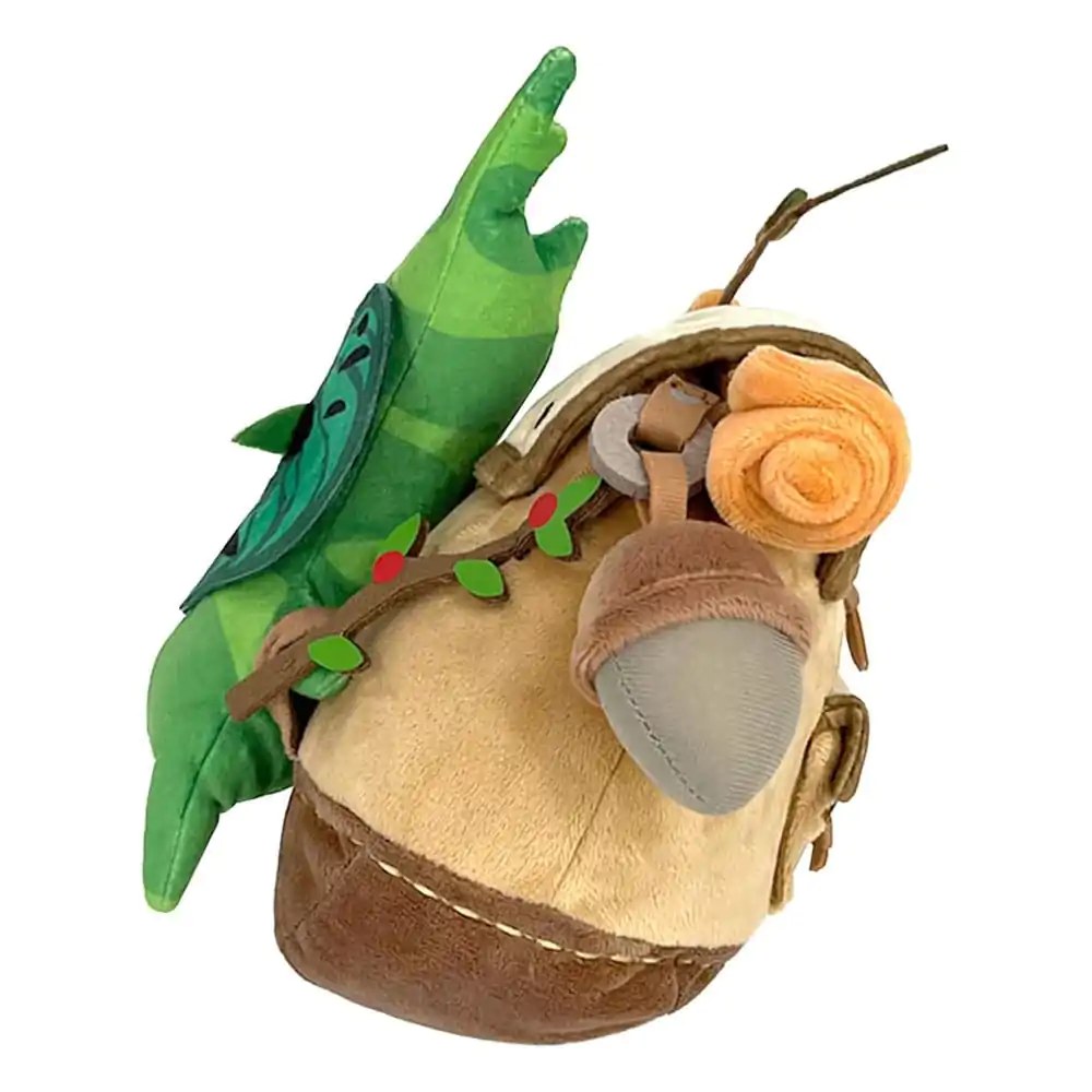 The Legend of Zelda: Tears of the Kingdom ZP04 Korok with Backpack Brown plüss figura 17 cm termékfotó