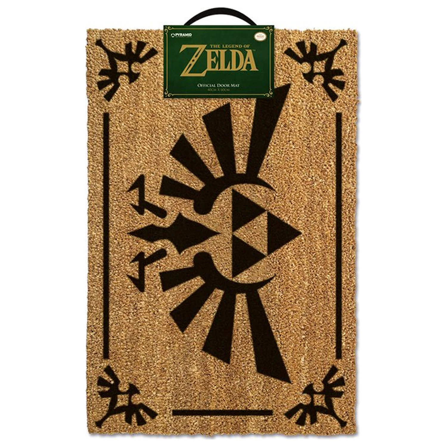 The Legend of Zelda (Triforce Black) lábtörlő  termékfotó