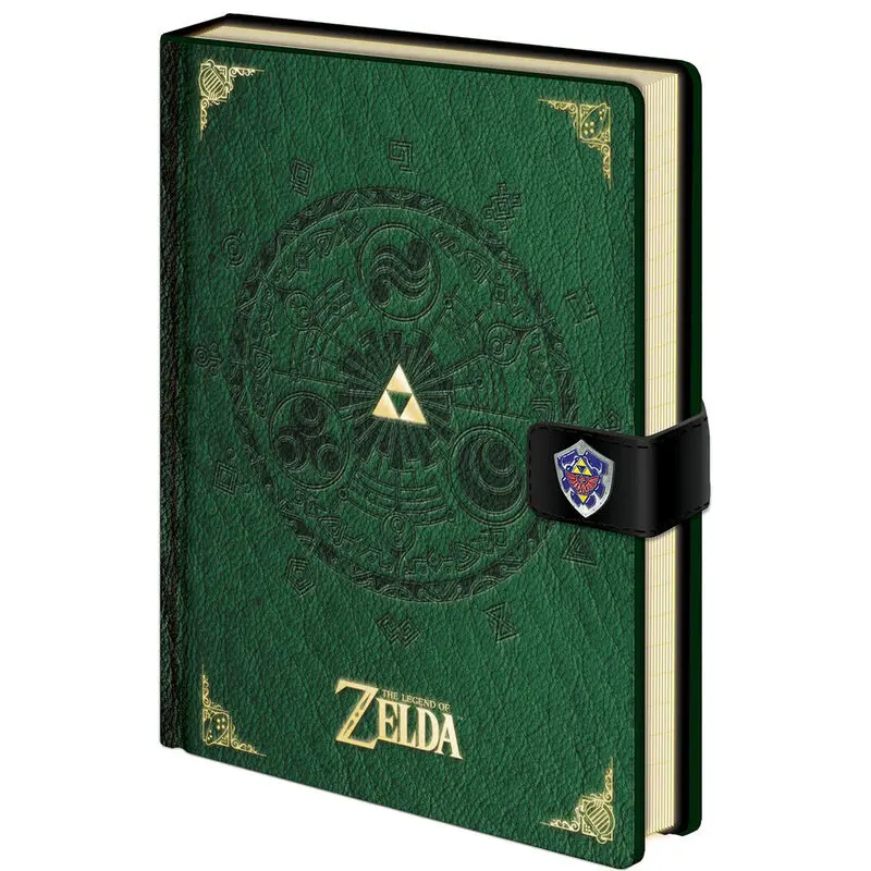 The Legend of Zelda Triforce prémium A5 jegyzetfüzet termékfotó