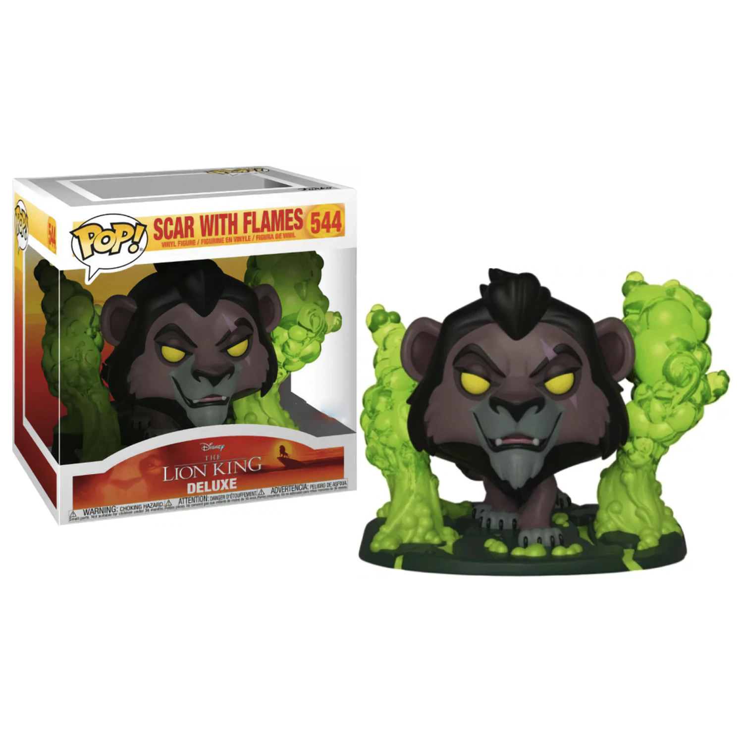 The Lion King Funko POP Deluxe Figura Scar in Flames termékfotó