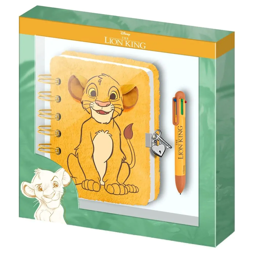 The Lion King keményfedeles plüss füzet és toll termékfotó