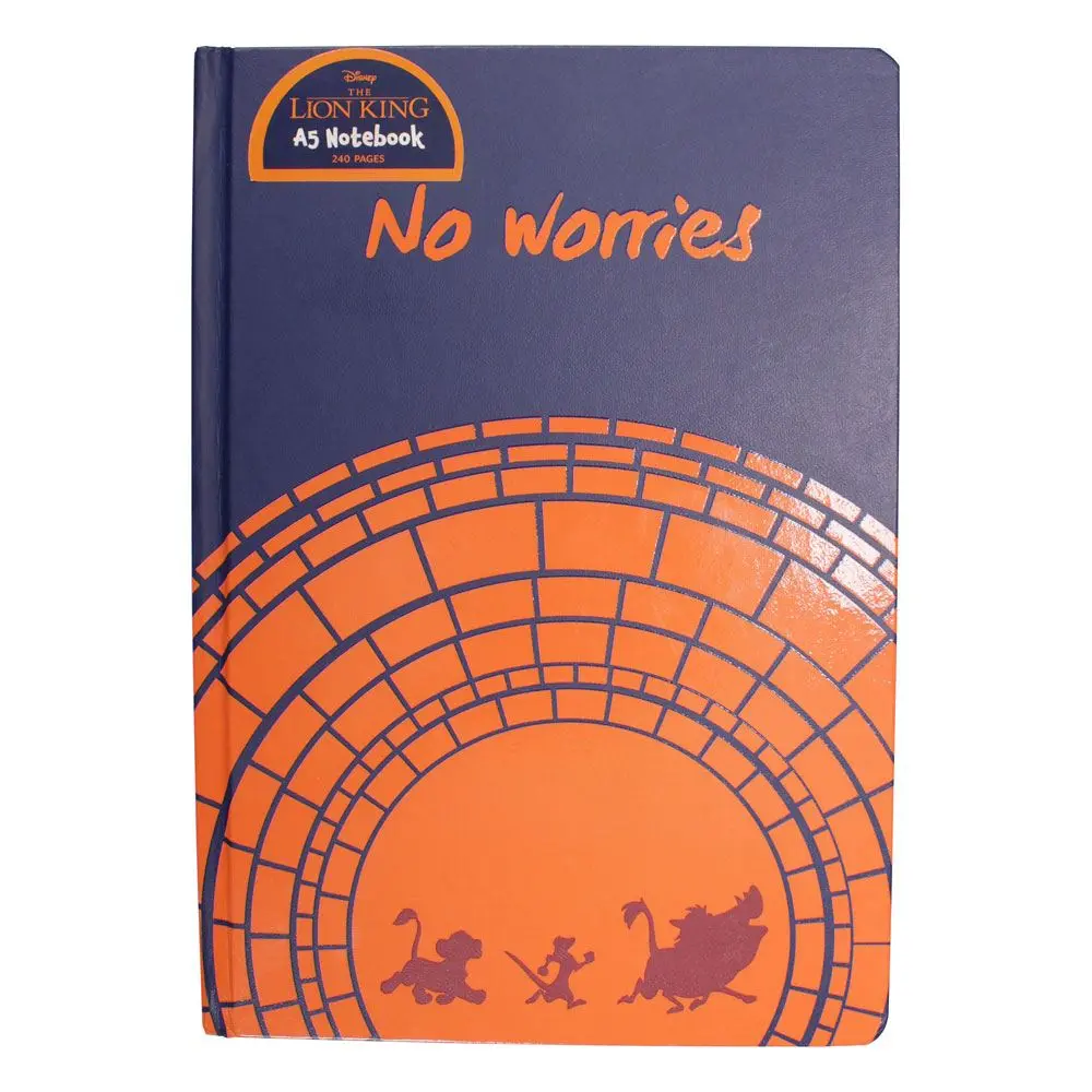 The Lion King No Worries A5 jegyzetfüzet termékfotó
