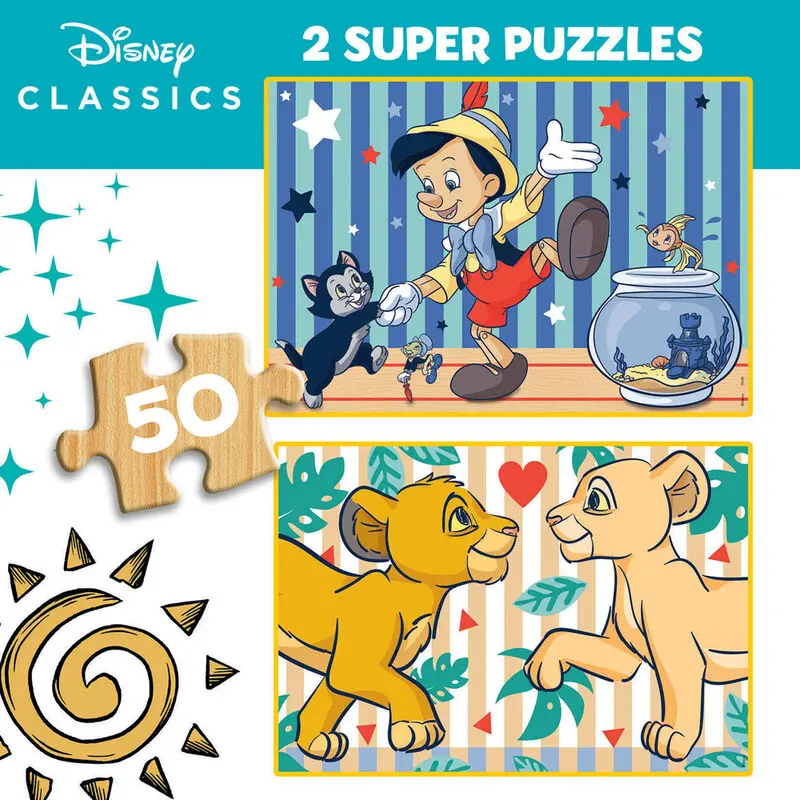 The Lion King Pinocchio puzzle 2x50db-os termékfotó