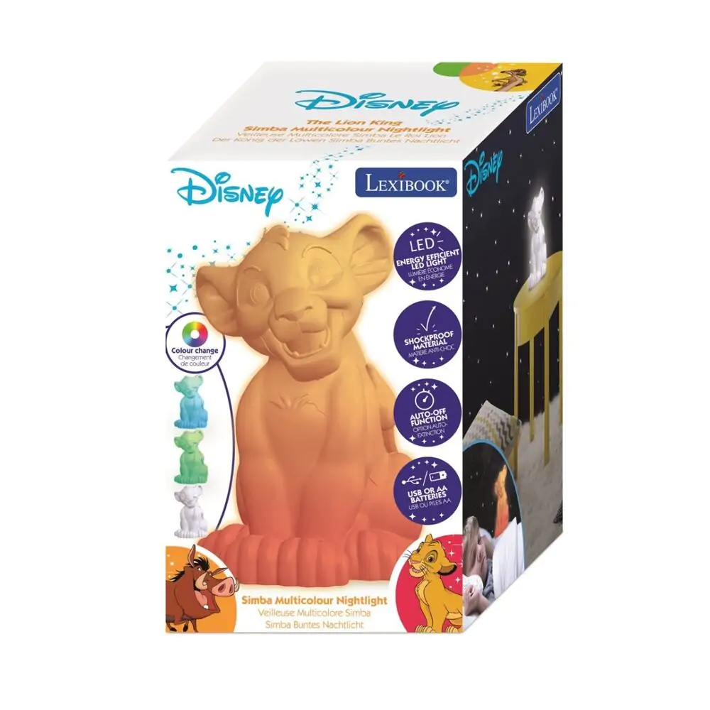 The Lion King Simba 3D lámpa termékfotó