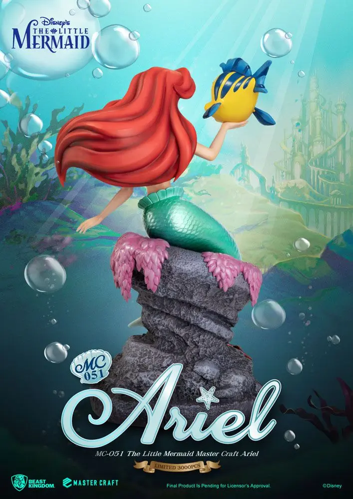 The Little Mermaid Master Craft Ariel szobor figura 41 cm termékfotó