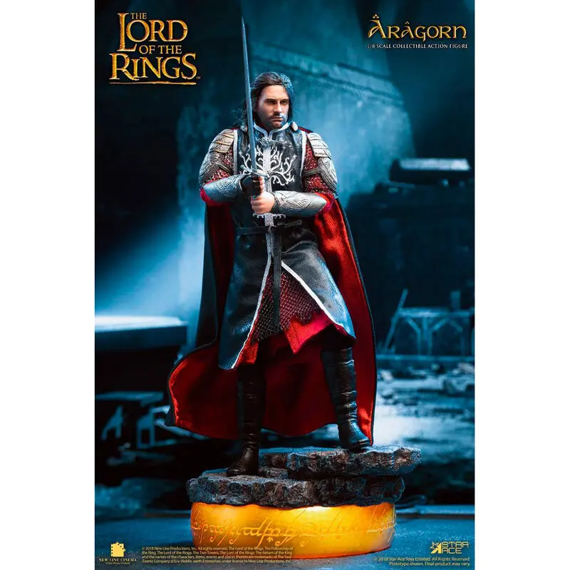 The Lord of the Rings Aragorn Deluxe Version Real Master figura 23cm termékfotó