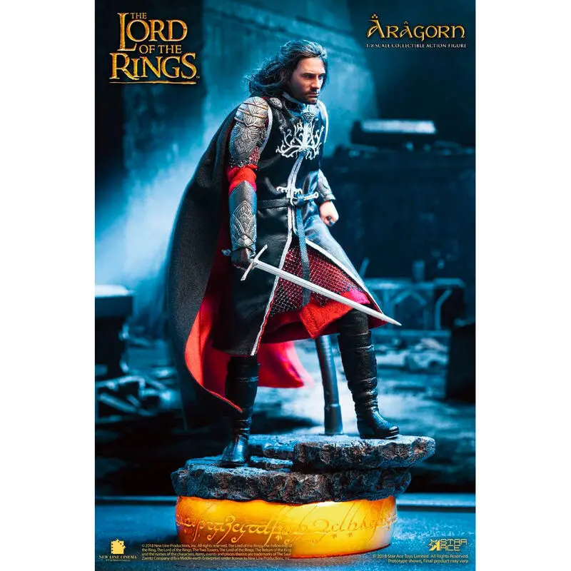 The Lord of the Rings Aragorn Deluxe Version Real Master figura 23cm termékfotó