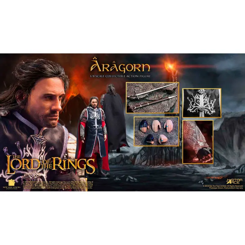 The Lord of the Rings Aragorn Real Master figura 23cm termékfotó