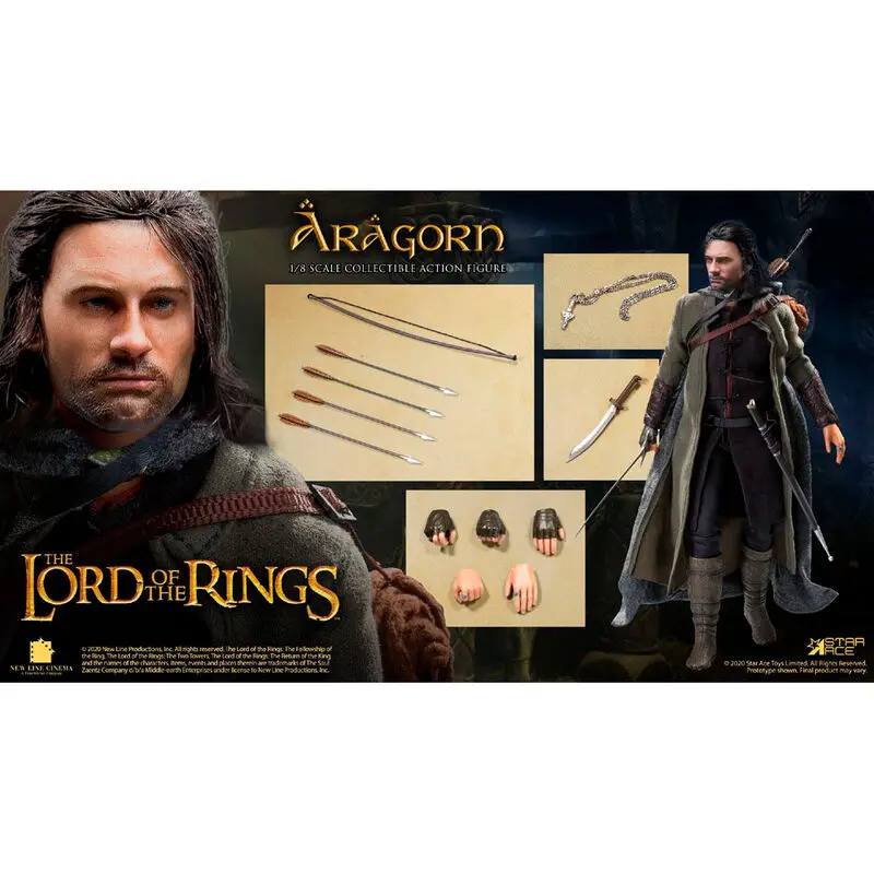 Lord of the Rings Real Master Series akciófigura 1/8 Aragon Special Version 23 cm termékfotó