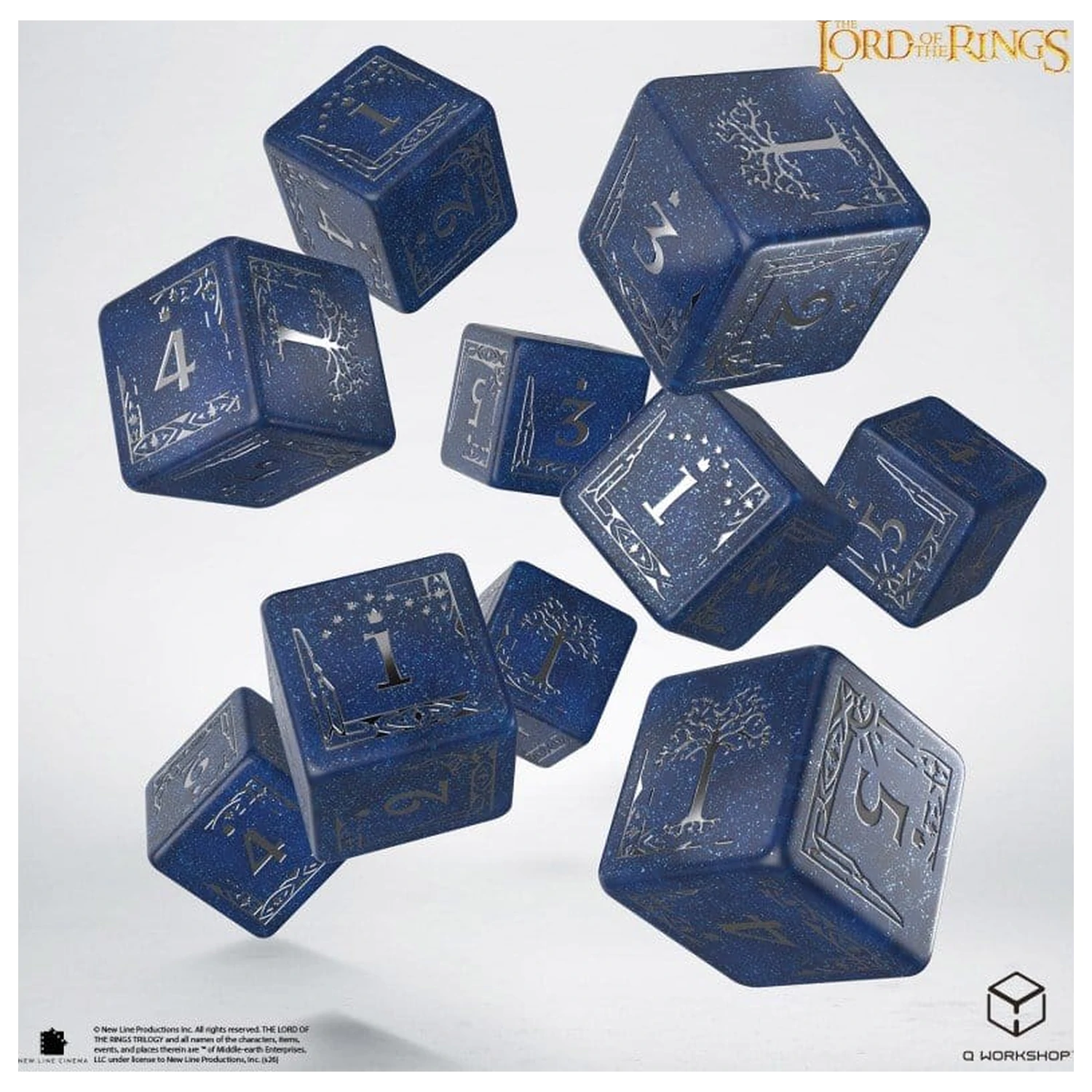 The Lord of the Rings: 10 db-os D6 dobókocka csomag Gondor termékfotó