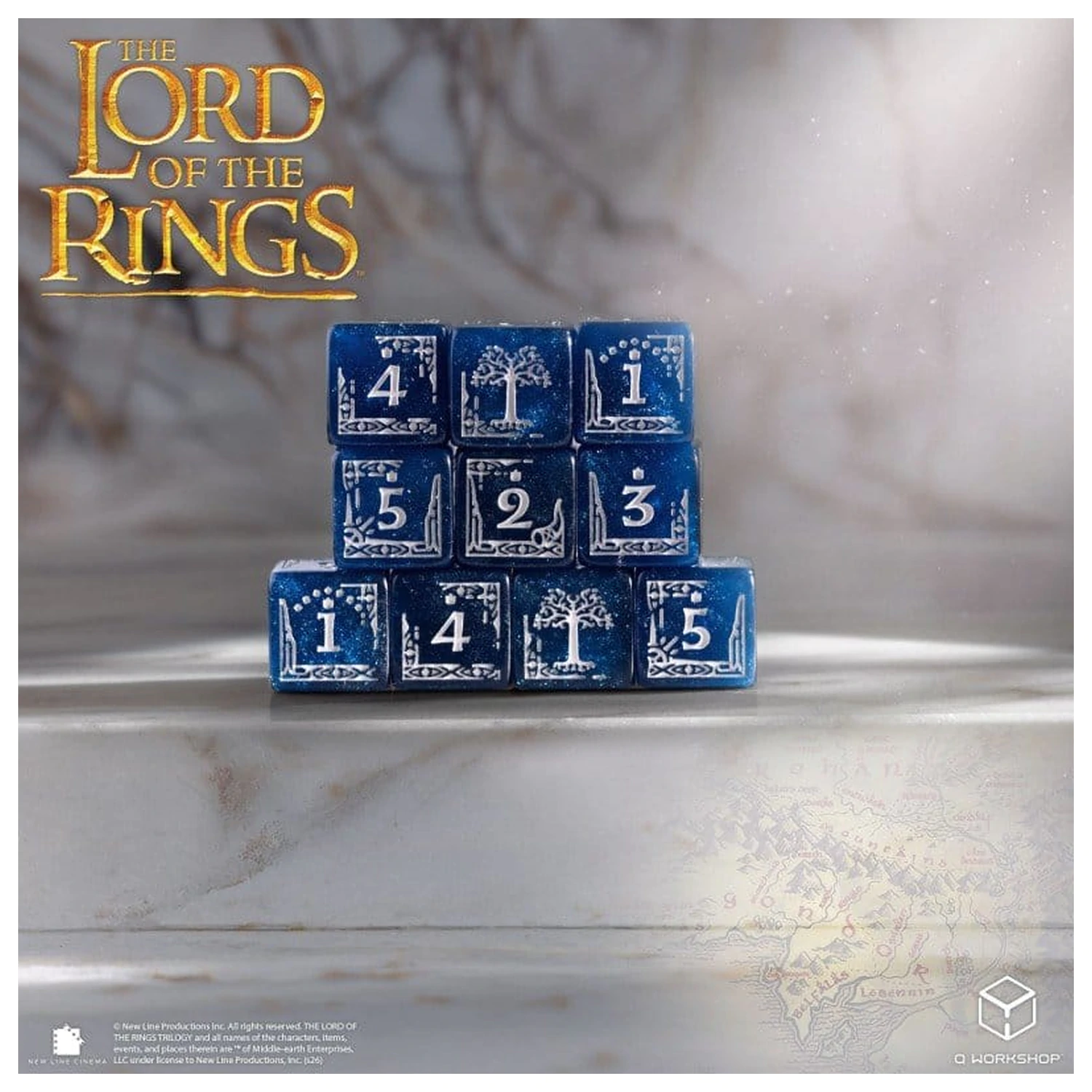 The Lord of the Rings: 10 db-os D6 dobókocka csomag Gondor termékfotó