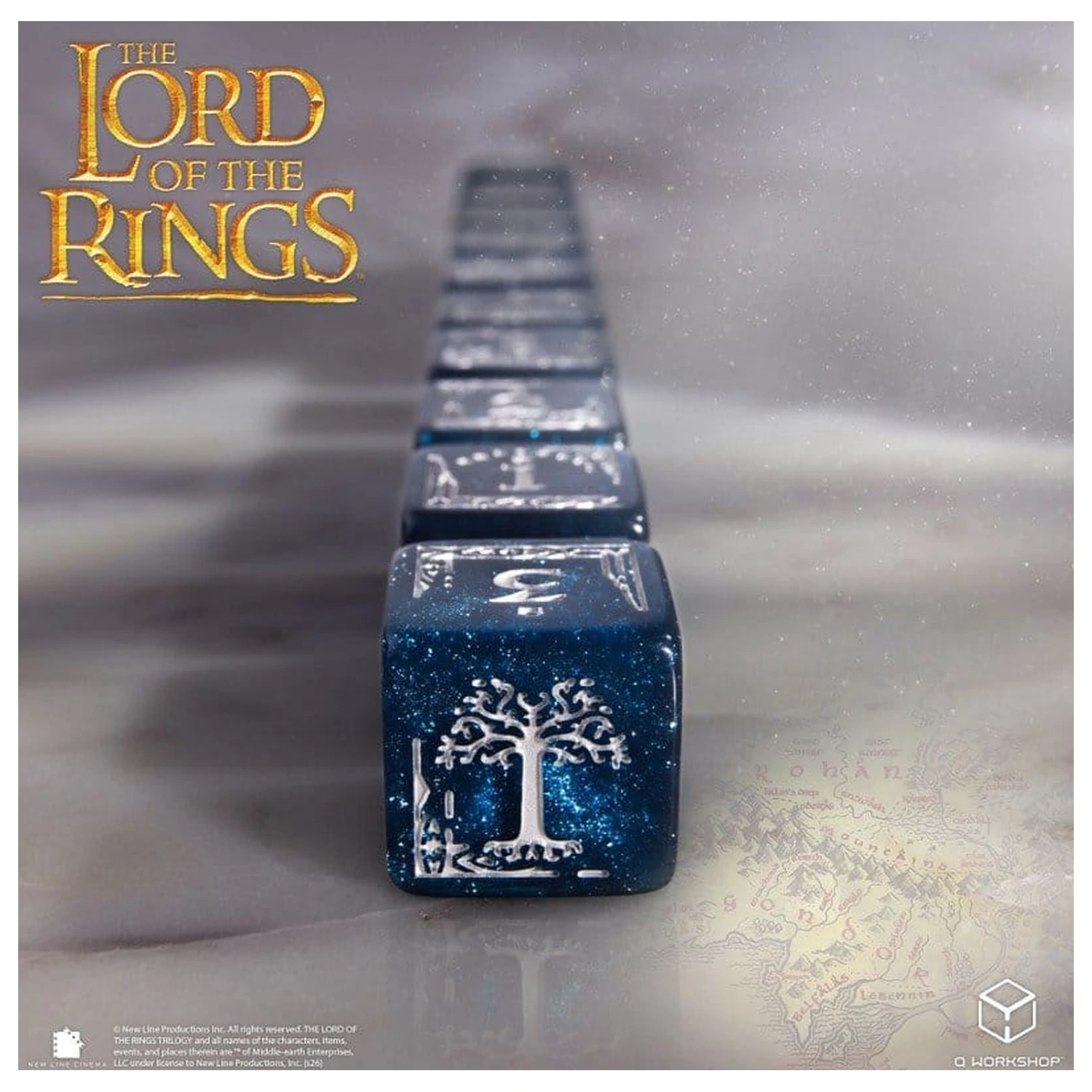 The Lord of the Rings: 10 db-os D6 dobókocka csomag Gondor termékfotó