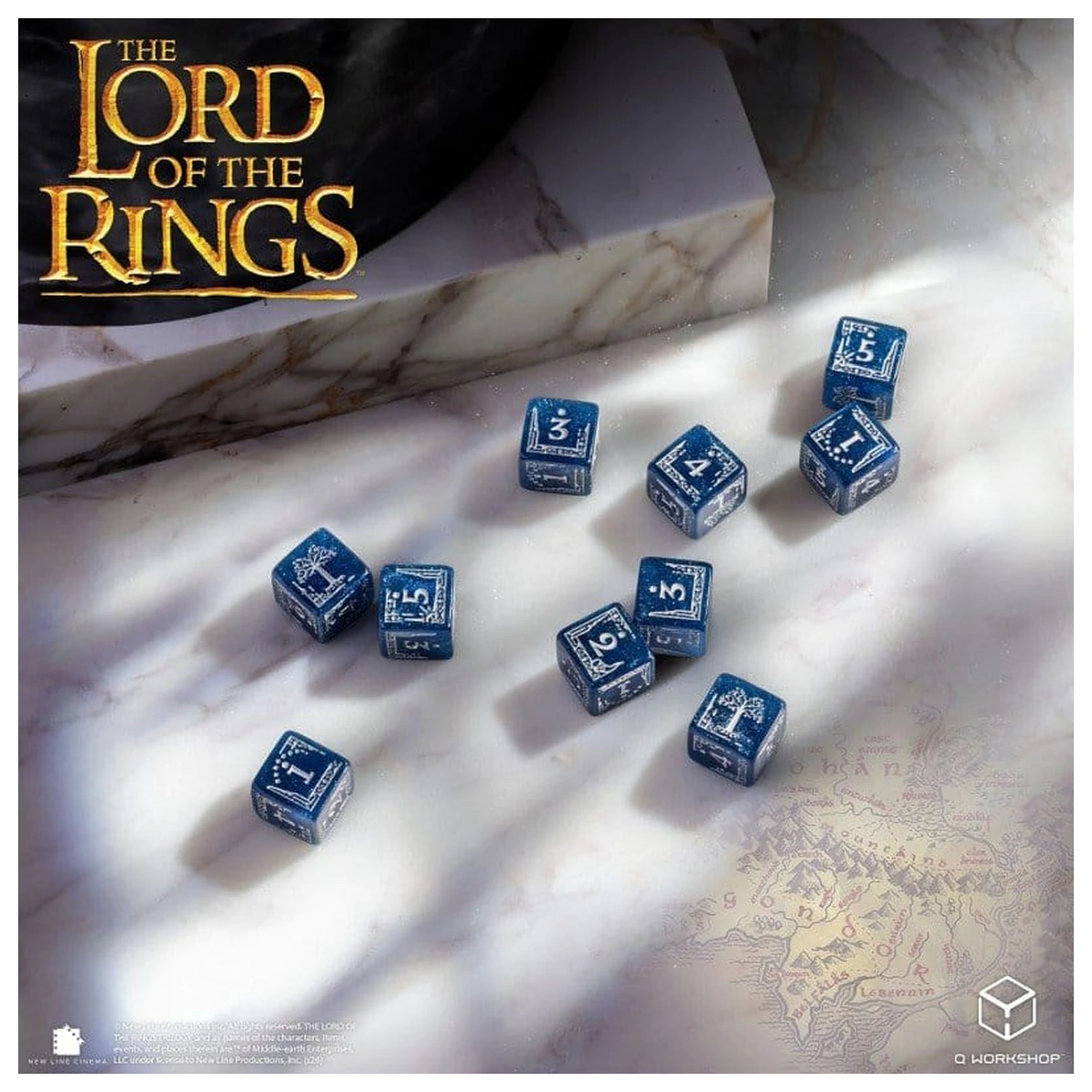 The Lord of the Rings: 10 db-os D6 dobókocka csomag Gondor termékfotó