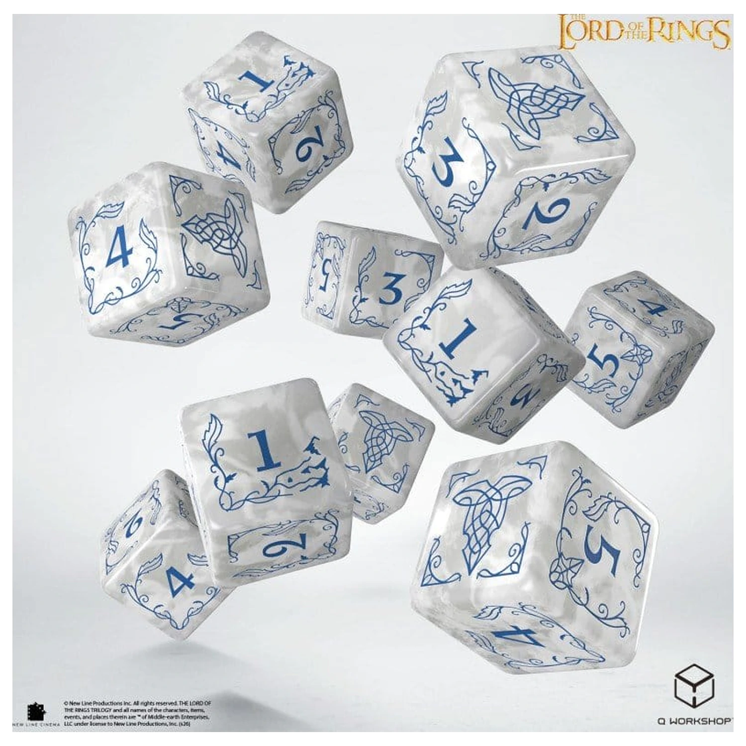 The Lord of the Rings: 10 db-os D6 dobókocka csomag Rivendell (Stone) termékfotó