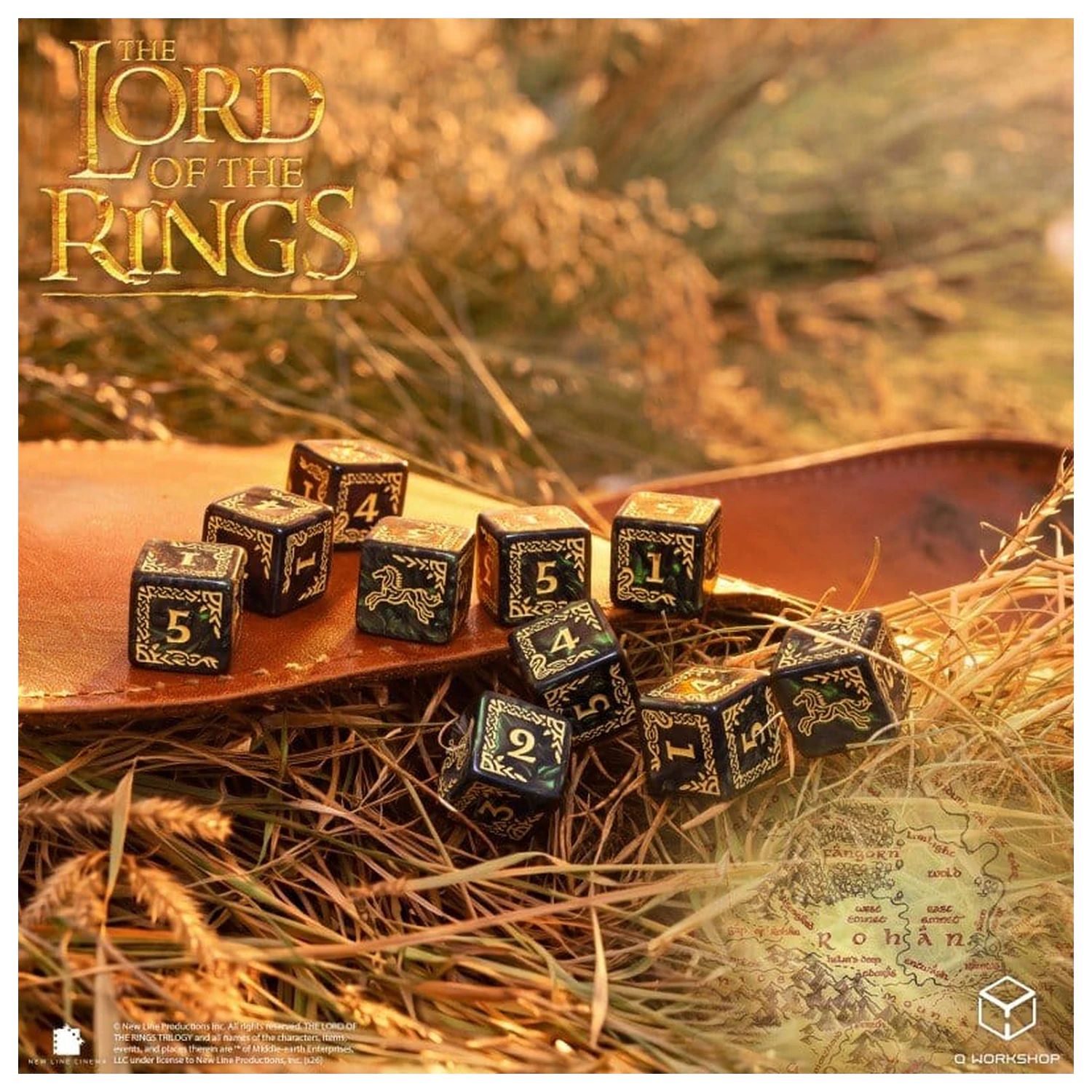 The Lord of the Rings: 10 db-os D6 dobókocka csomag Rohan termékfotó