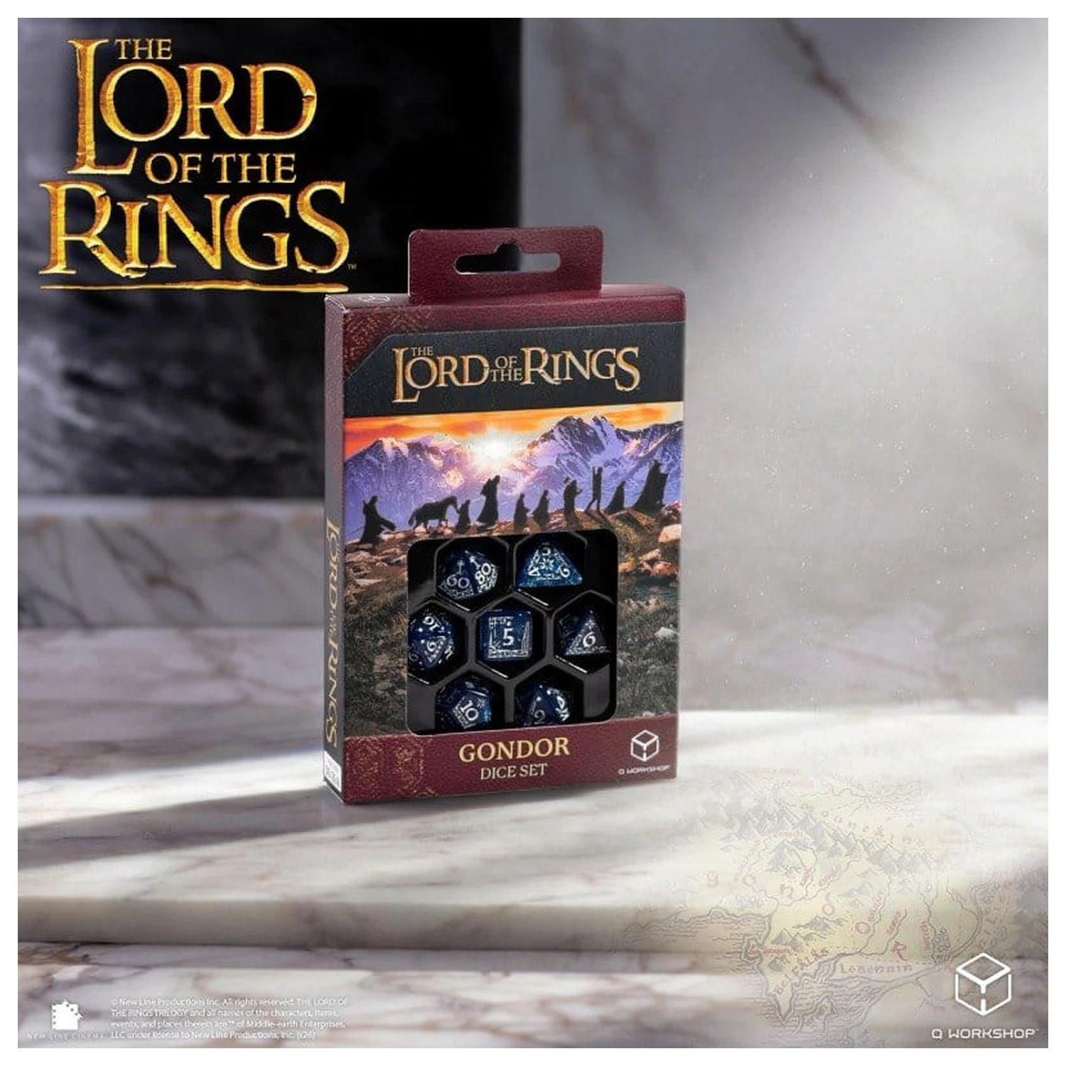 The Lord of the Rings 7 db-os dobókocka csomag Gondor termékfotó