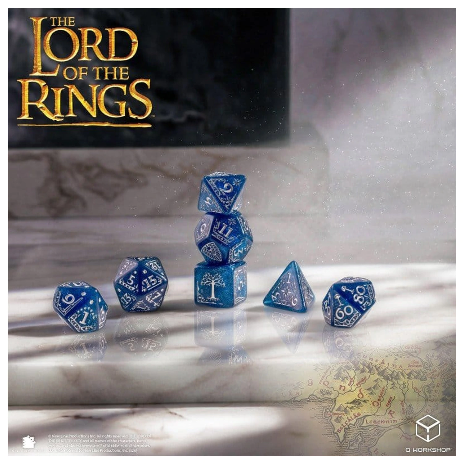The Lord of the Rings 7 db-os dobókocka csomag Gondor termékfotó