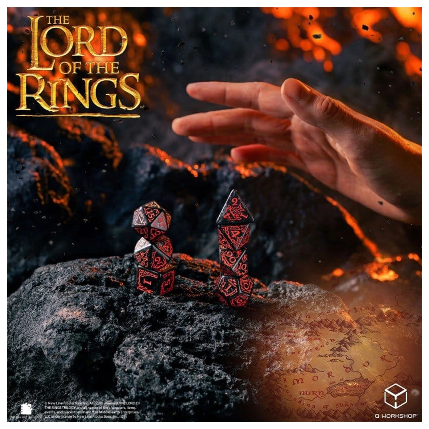 The Lord of the Rings 7 db-os dobókocka csomag Mordor termékfotó