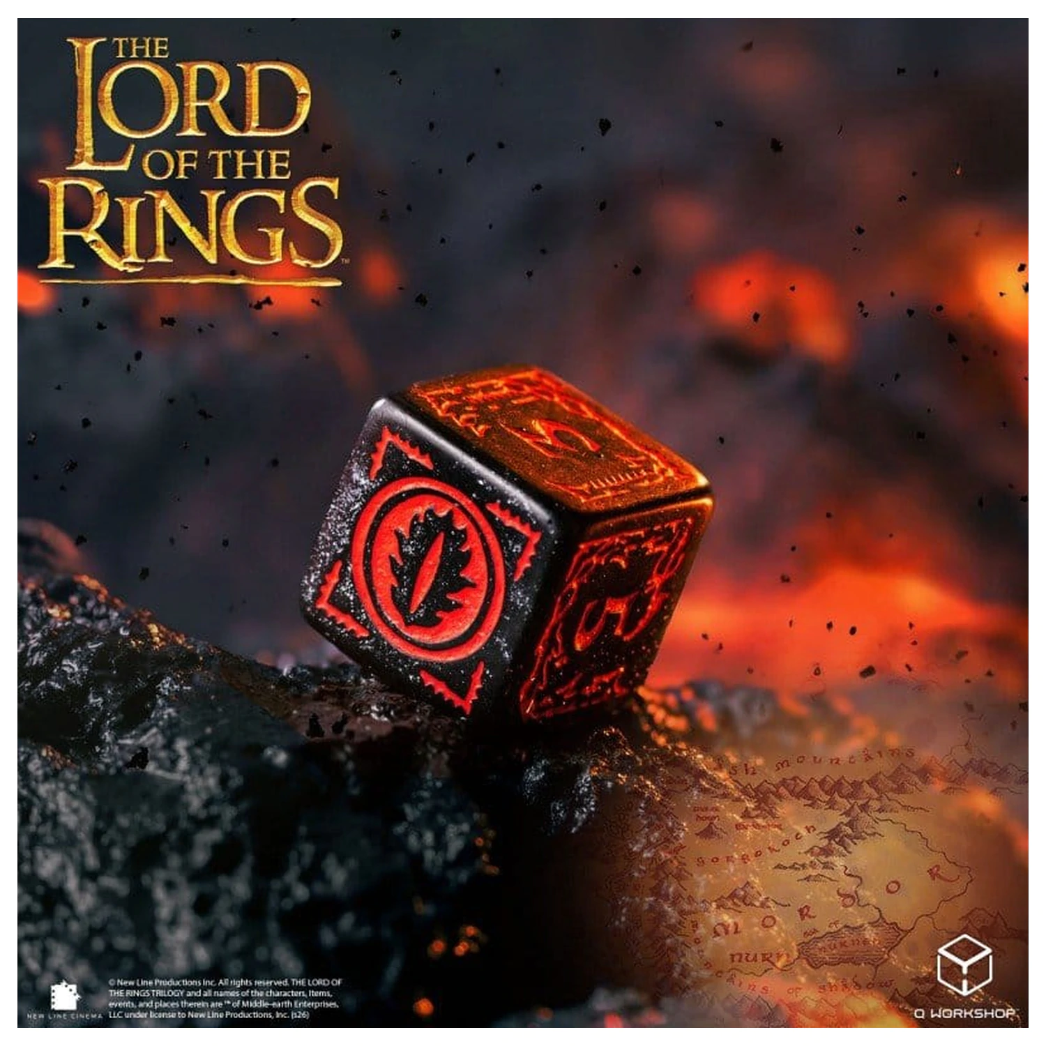 The Lord of the Rings 7 db-os dobókocka csomag Mordor termékfotó