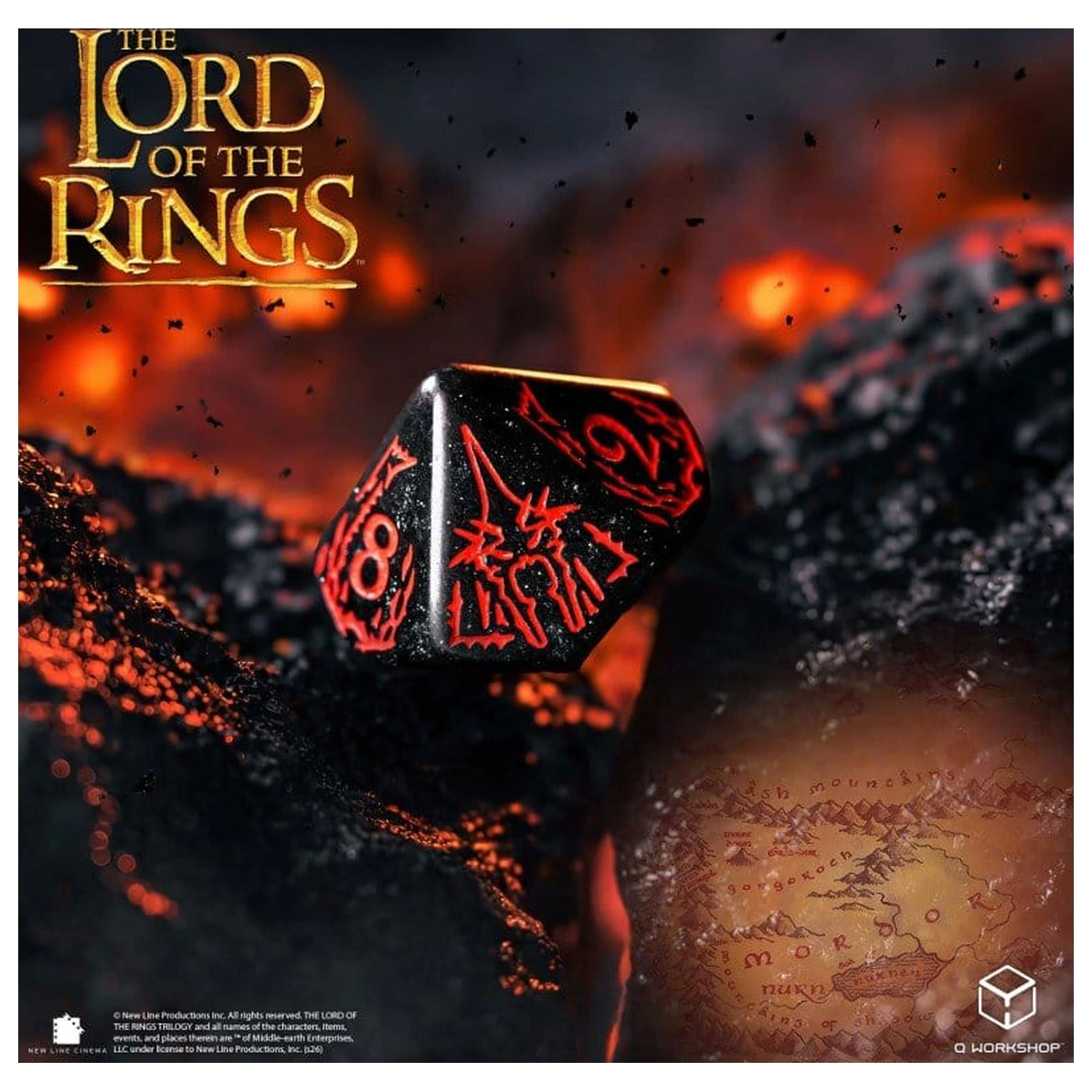 The Lord of the Rings 7 db-os dobókocka csomag Mordor termékfotó