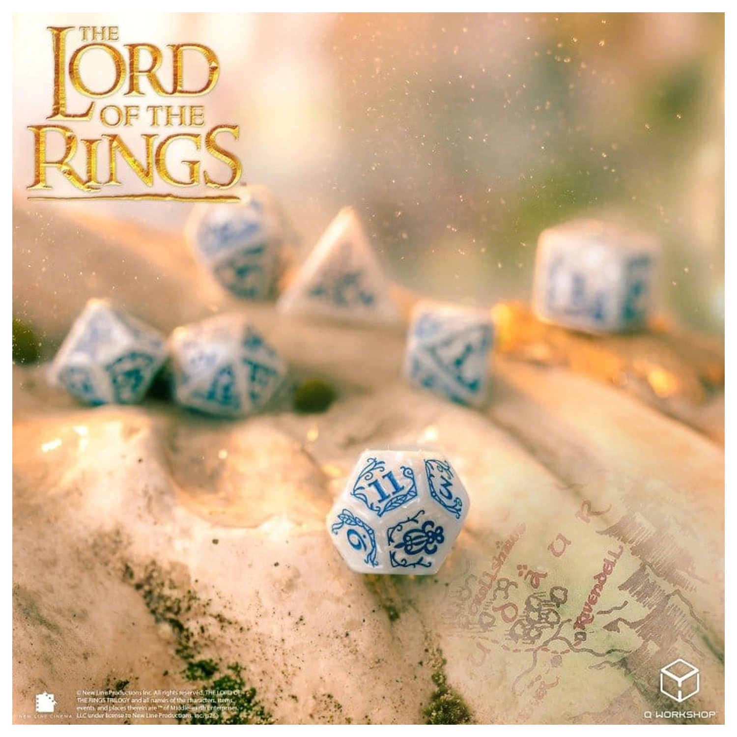 The Lord of the Rings 7 db-os dobókocka csomag Rivendell (Stone) termékfotó