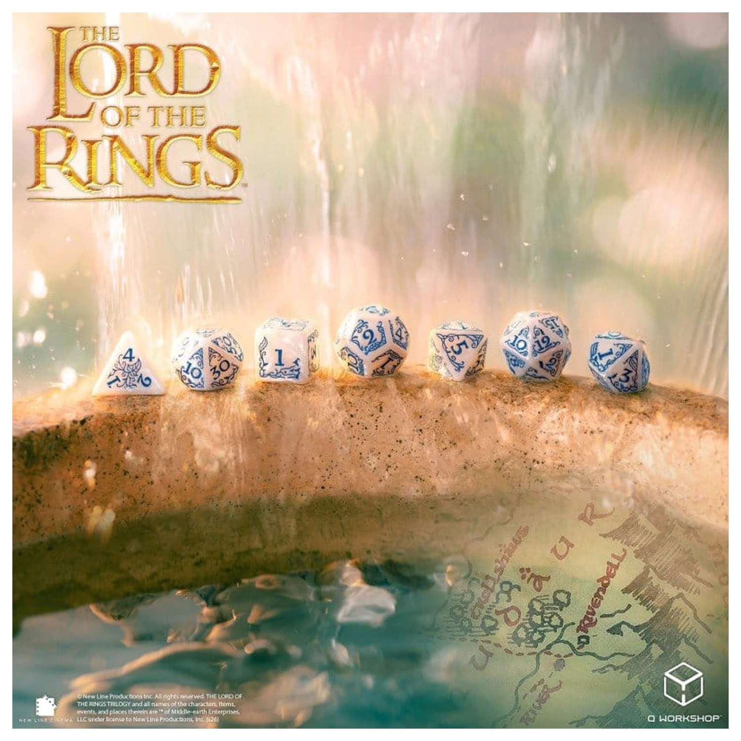 The Lord of the Rings 7 db-os dobókocka csomag Rivendell (Stone) termékfotó