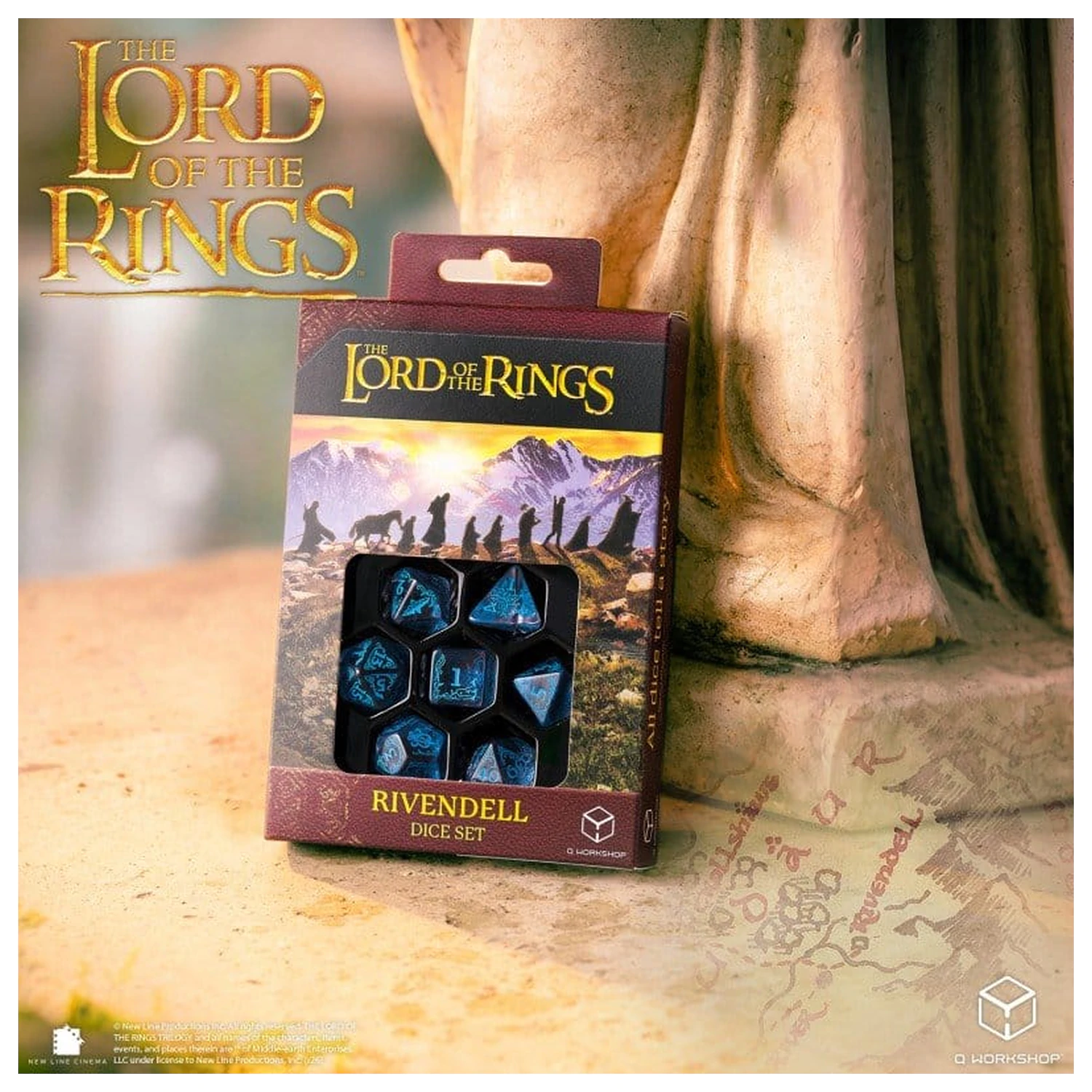 The Lord of the Rings 7 db-os dobókocka csomag Rivendell (Water) termékfotó