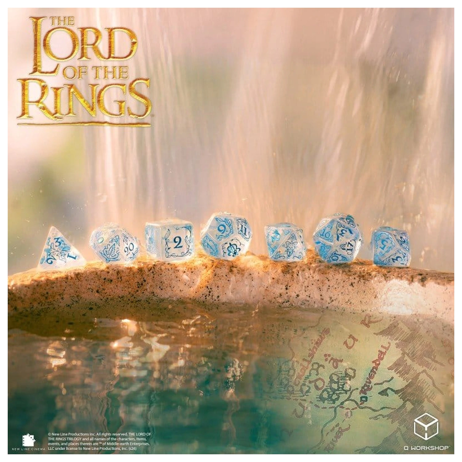 The Lord of the Rings 7 db-os dobókocka csomag Rivendell (Water) termékfotó
