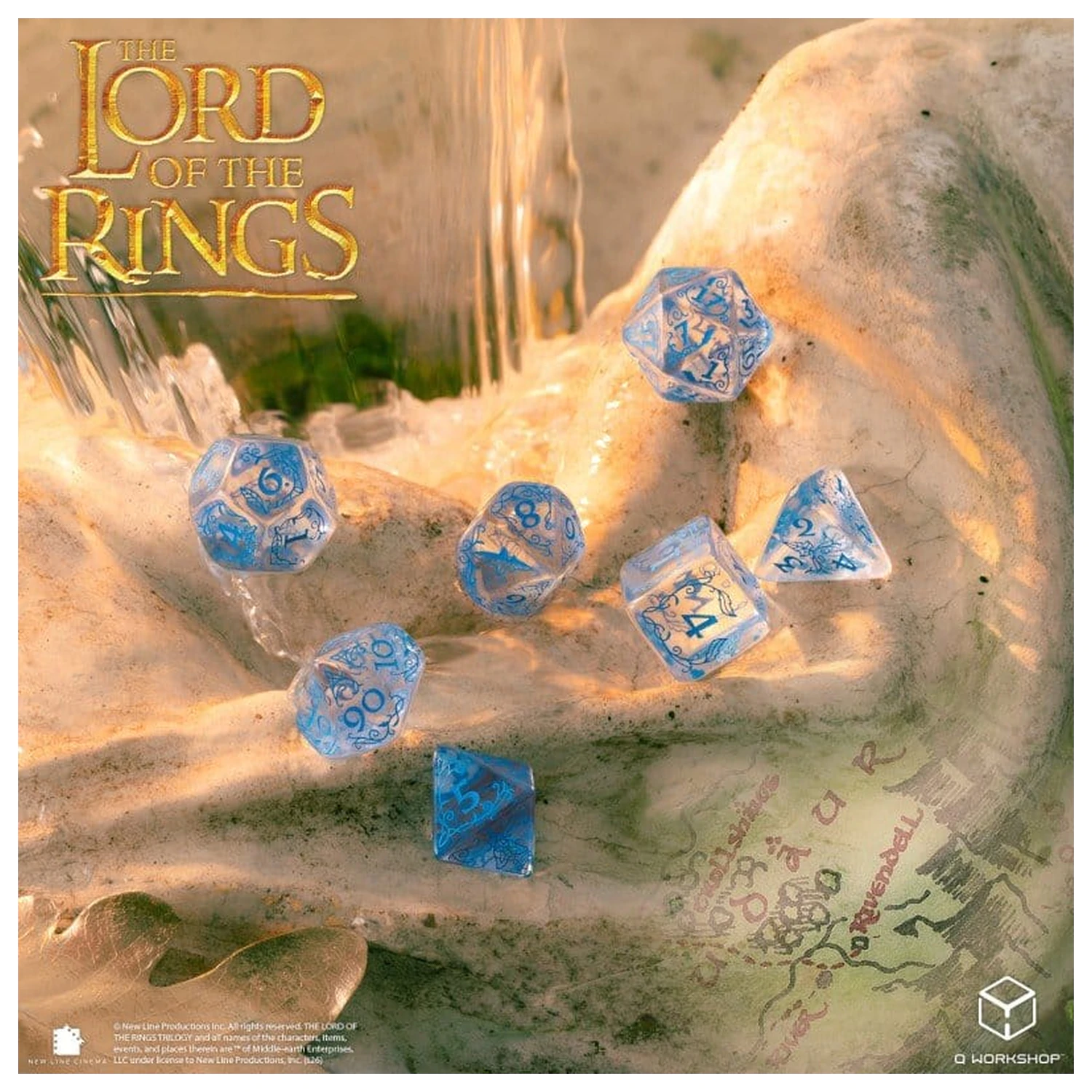 The Lord of the Rings 7 db-os dobókocka csomag Rivendell (Water) termékfotó