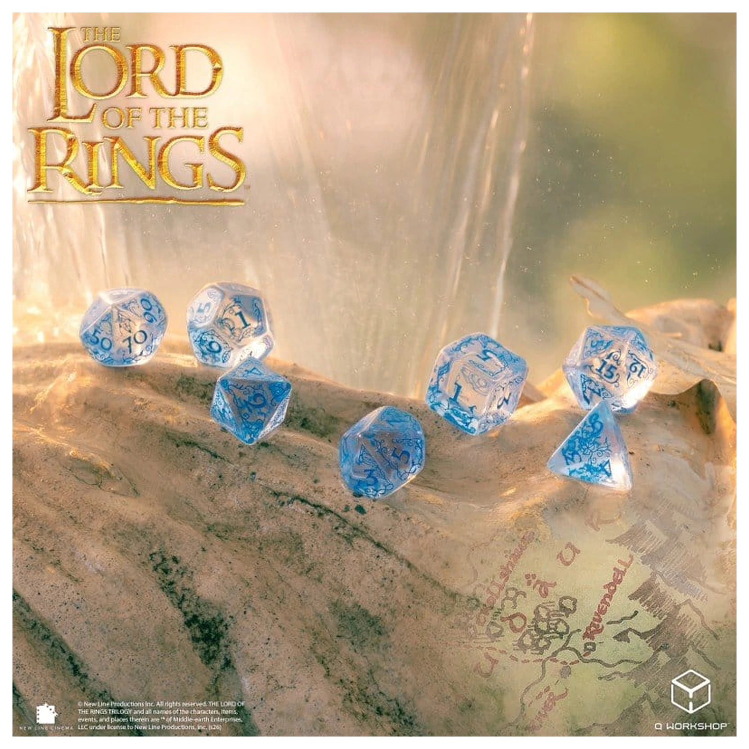 The Lord of the Rings 7 db-os dobókocka csomag Rivendell (Water) termékfotó