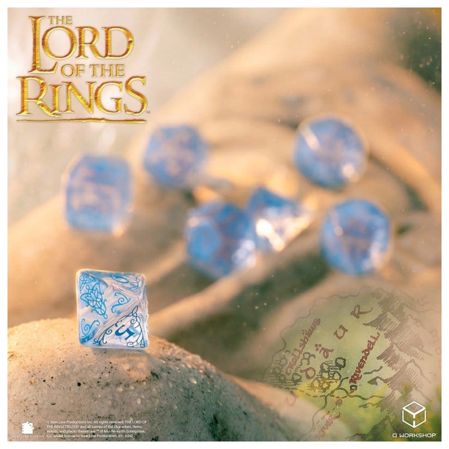 The Lord of the Rings 7 db-os dobókocka csomag Rivendell (Water) termékfotó