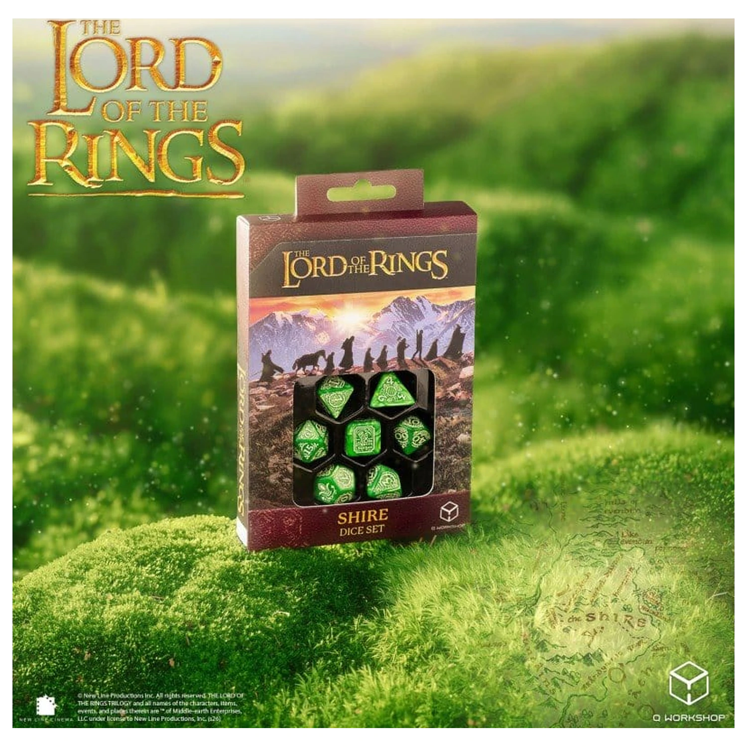 The Lord of the Rings 7 db-os dobókocka csomag Shire termékfotó