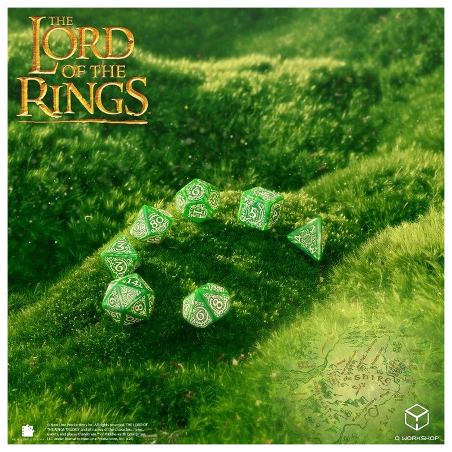 The Lord of the Rings 7 db-os dobókocka csomag Shire termékfotó