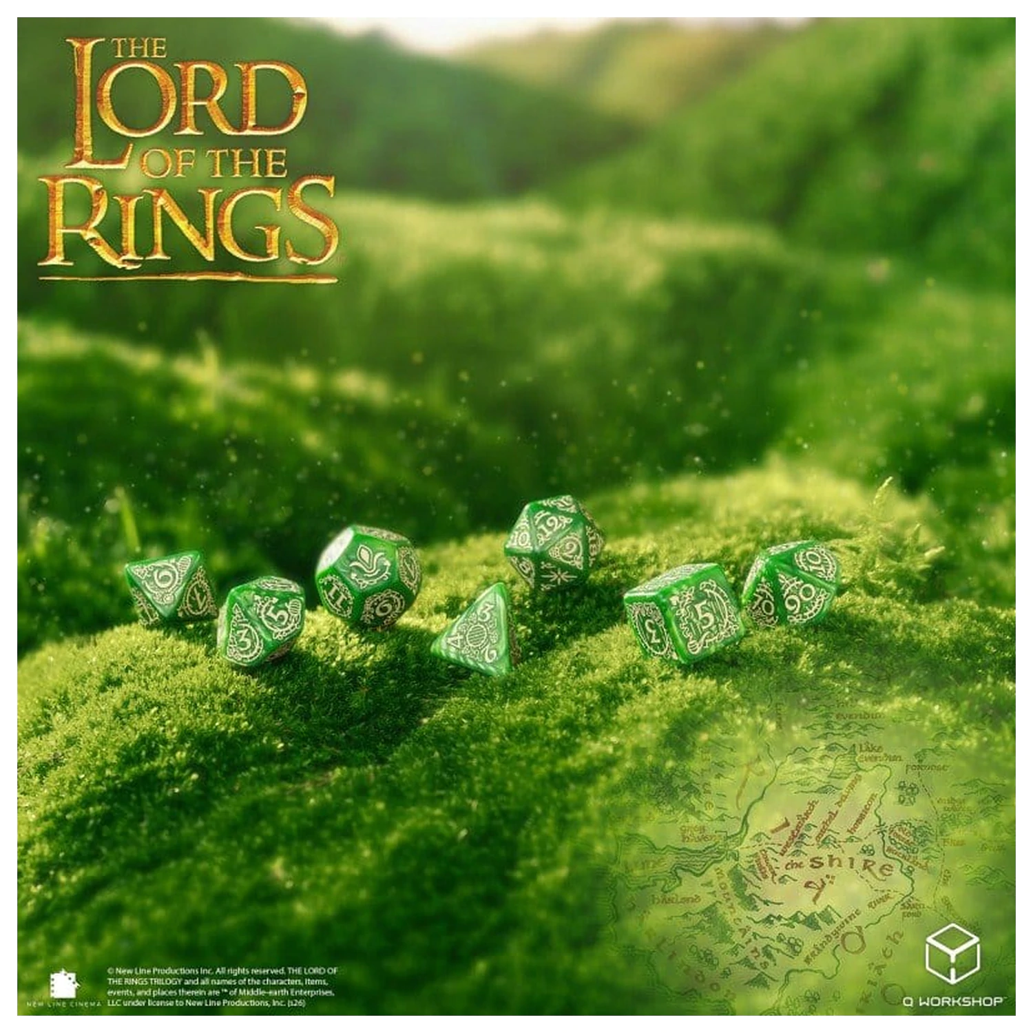 The Lord of the Rings 7 db-os dobókocka csomag Shire termékfotó