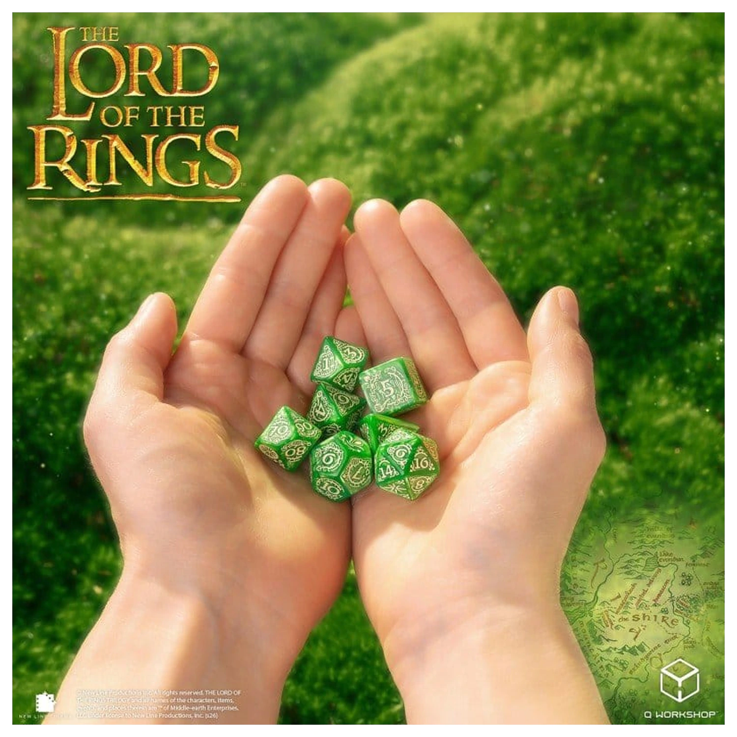 The Lord of the Rings 7 db-os dobókocka csomag Shire termékfotó