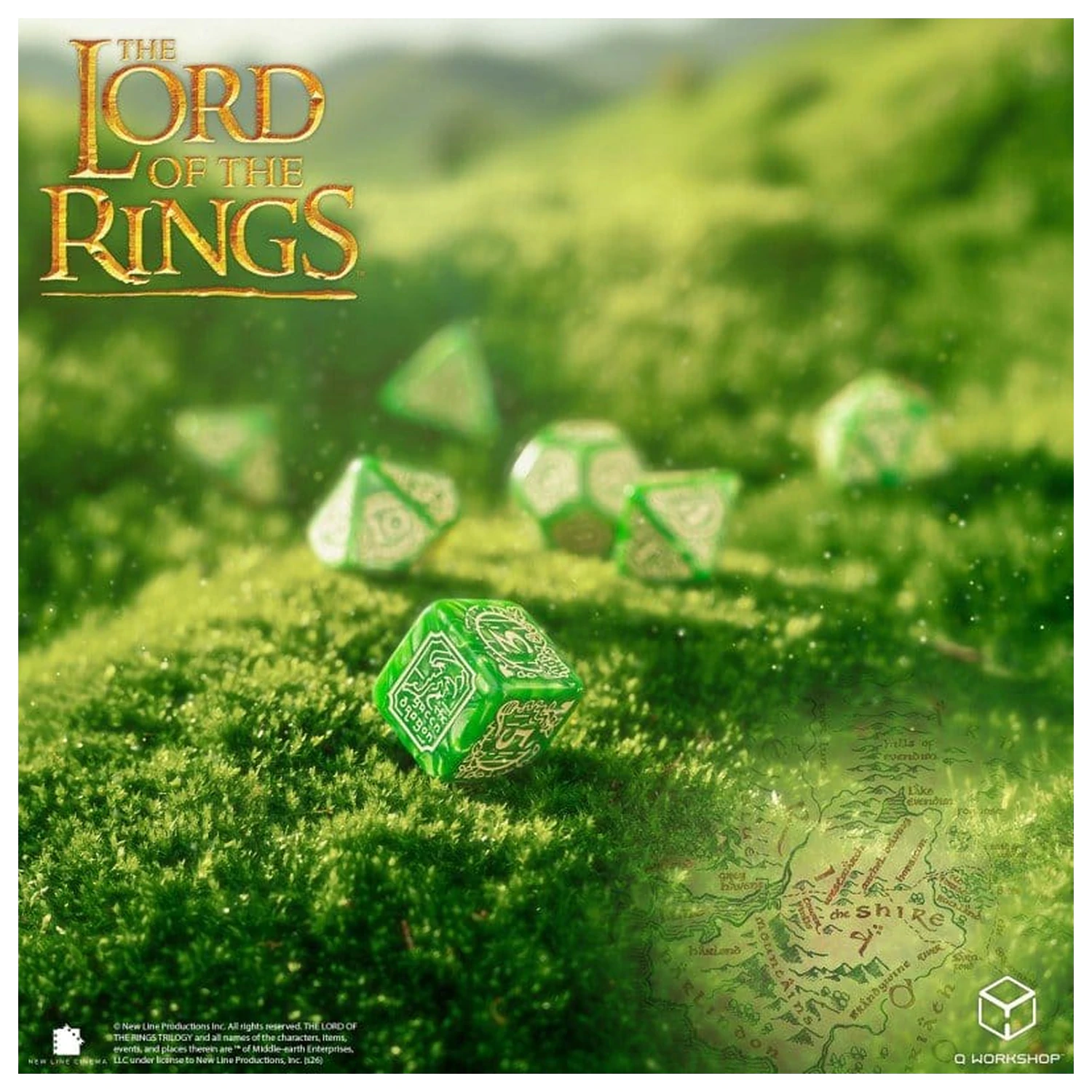 The Lord of the Rings 7 db-os dobókocka csomag Shire termékfotó