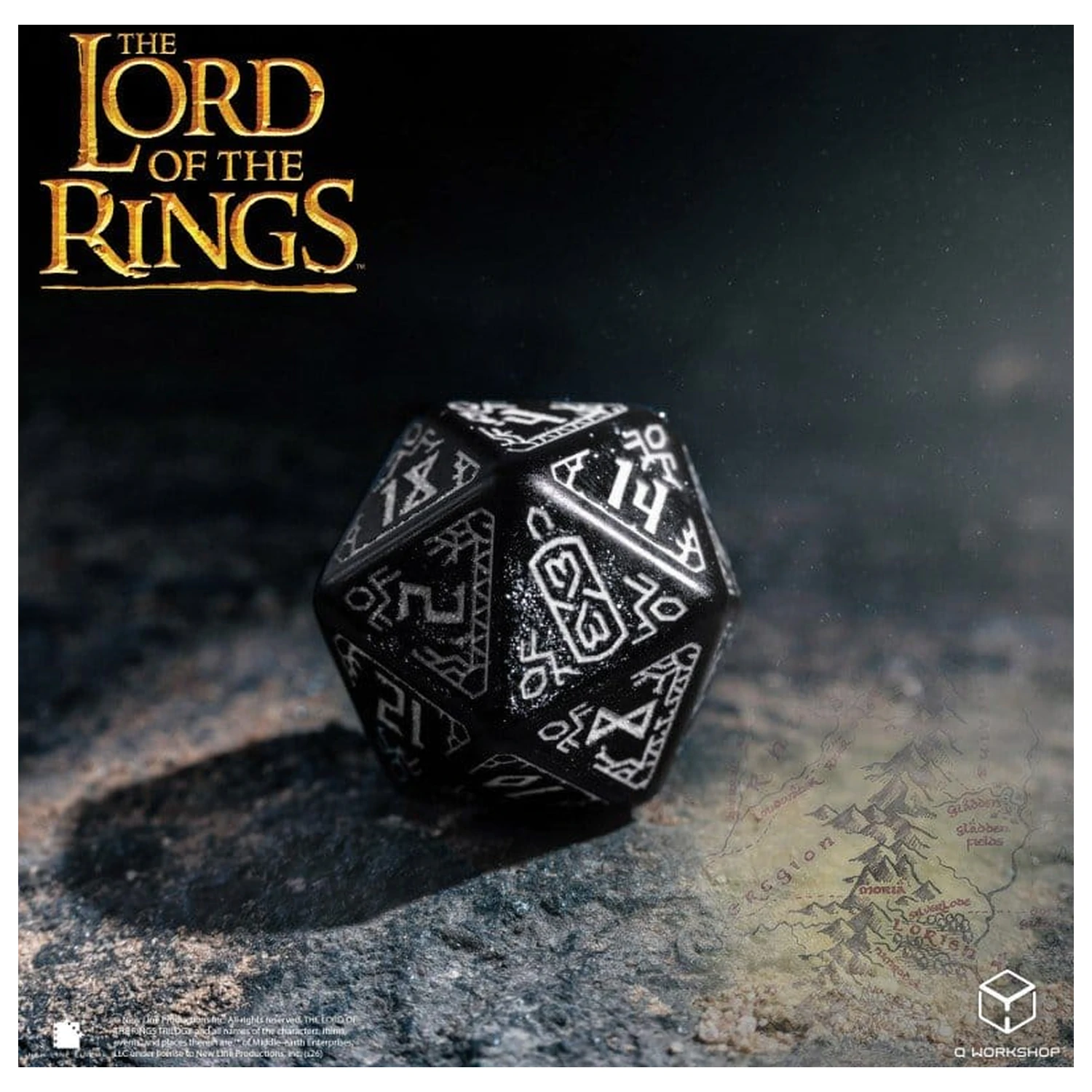 The Lord of the Rings 7 eb-os dobókocka csomag Moria (Glow in the Dark) termékfotó