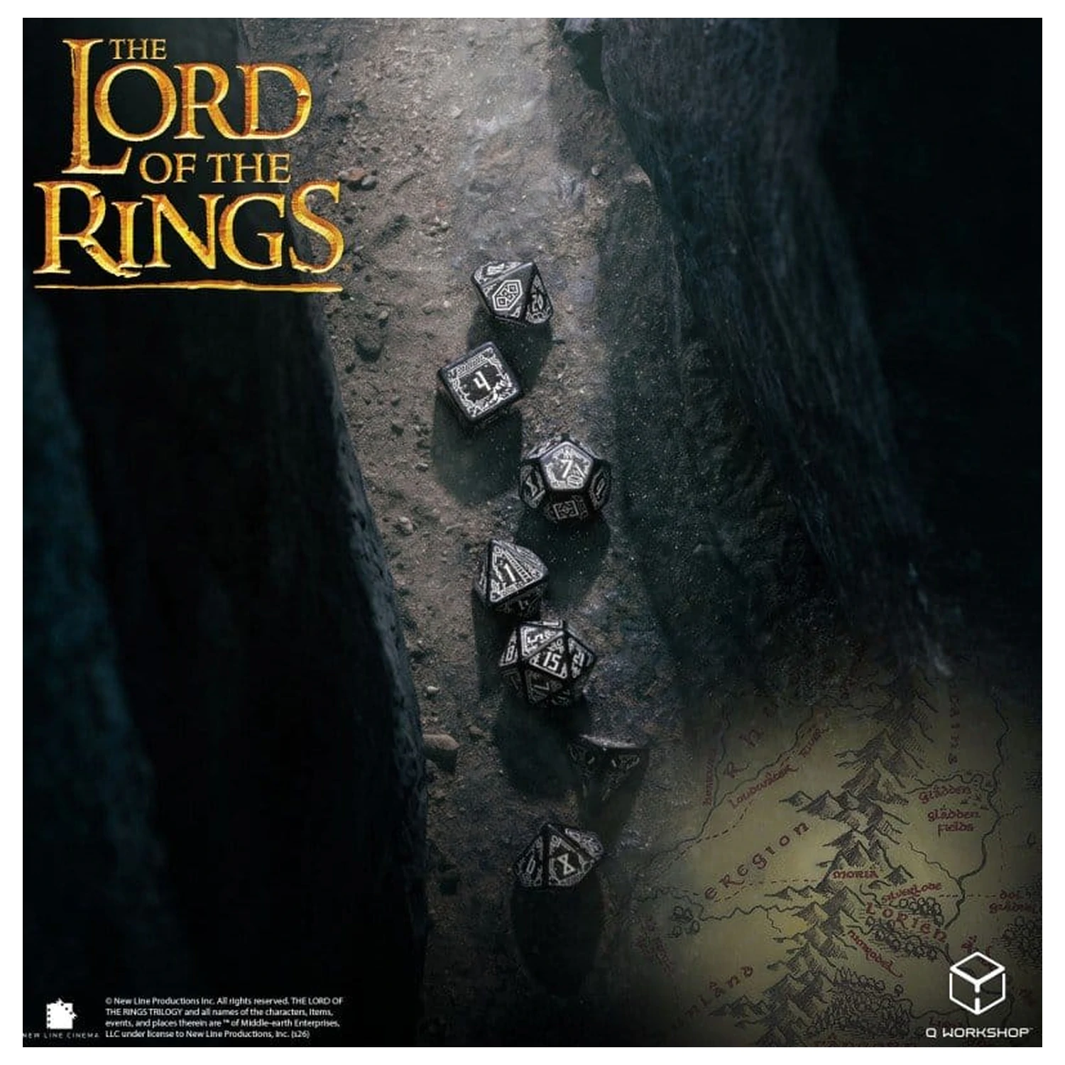 The Lord of the Rings 7 eb-os dobókocka csomag Moria (Glow in the Dark) termékfotó
