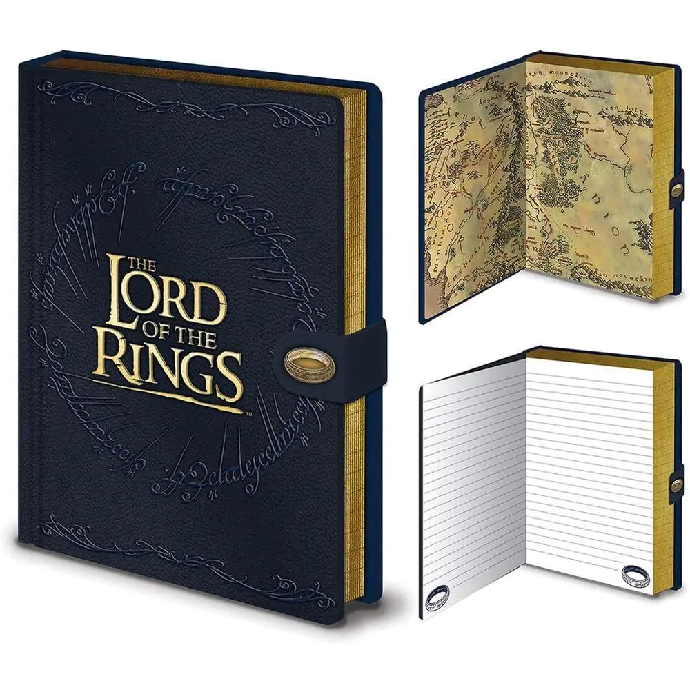 The Lord of the Rings A5 jegyzetfüzet termékfotó
