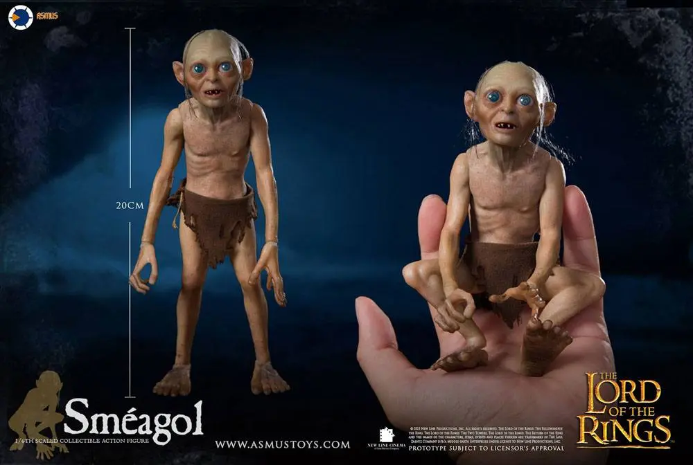 The Lord of the Rings akciófigura 1/6 Gollum (Luxury Edition) 19 cm termékfotó