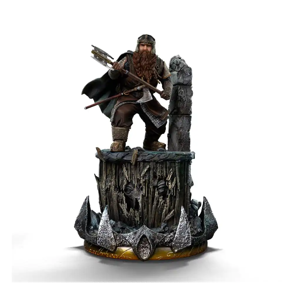 The Lord of the Rings Art Scale 1/10 Gimli Unleashed szobor figura 26 cm       termékfotó