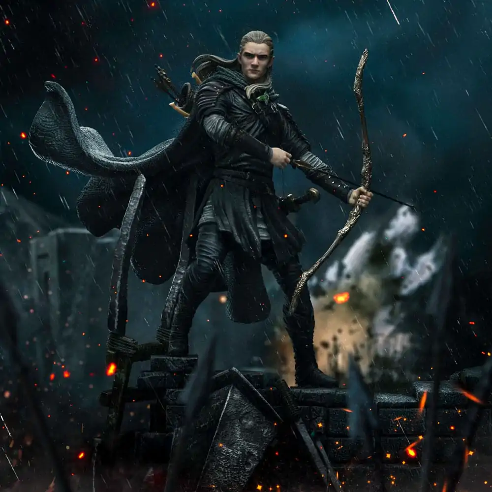 The Lord of the Rings Art Scale 1/10 Legolas Unleashed szobor figura 29 cm termékfotó