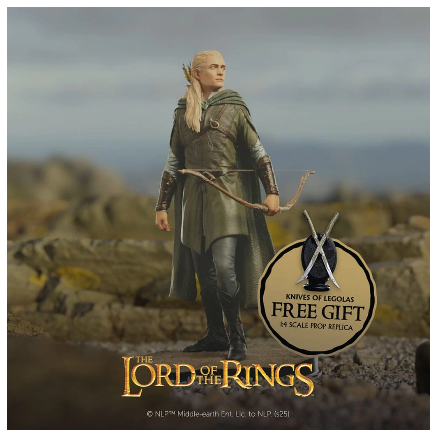 The Lord of the Rings Classic Series 1/6 Legolas, Hunter of the Plains szobor figura Limitált kiadás 32 cm termékfotó
