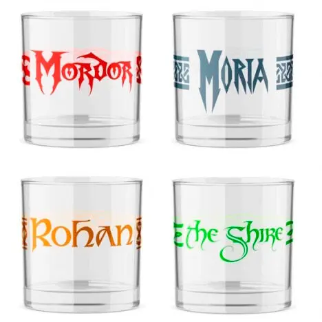 Lord of the Rings Shotglass 4-Pack termékfotó