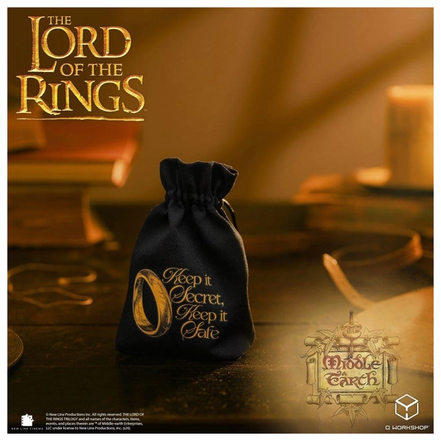 The Lord of the Rings dobókocka tartó The One Ring termékfotó