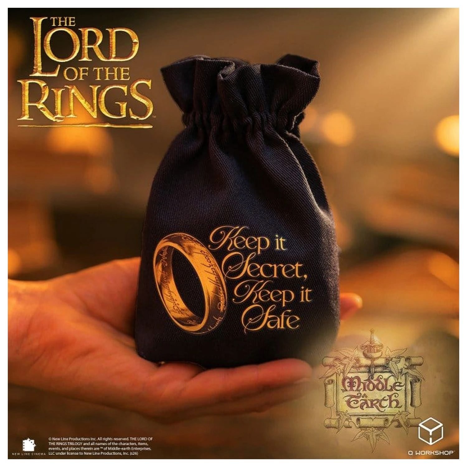 The Lord of the Rings dobókocka tartó The One Ring termékfotó