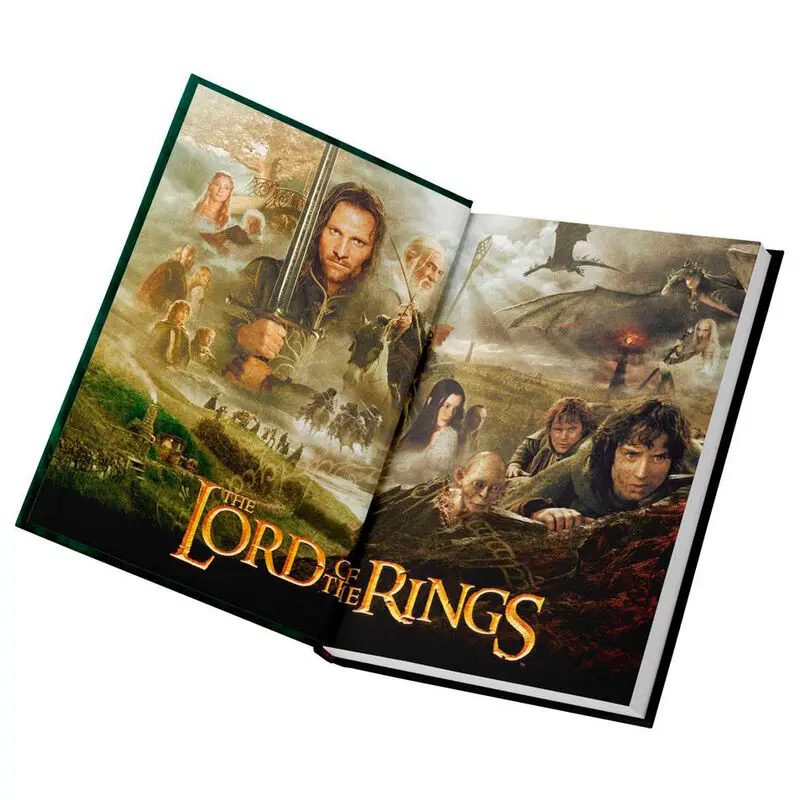 The Lord of the Rings One Ring To Rule Them All jegyzetfüzet fény effekttel termékfotó
