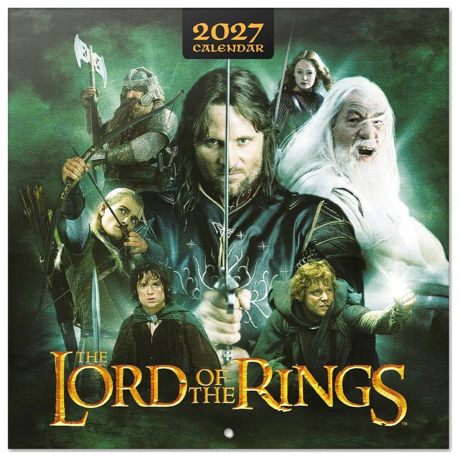 The Lord of the Rings fali naptár 2027 30 x 30 cm termékfotó