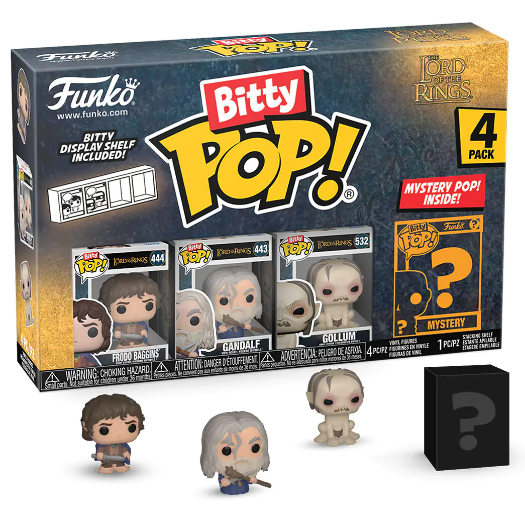 Blister 4 figures Bitty Funko POP The Lord of the Rings Frodo termékfotó