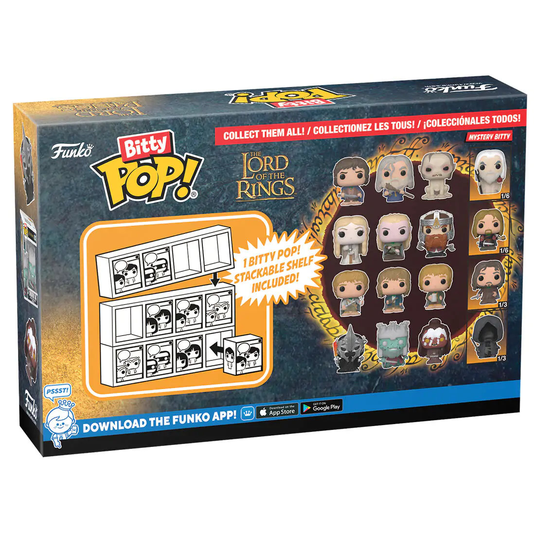 Blister 4 figures Bitty Funko POP The Lord of the Rings Frodo termékfotó